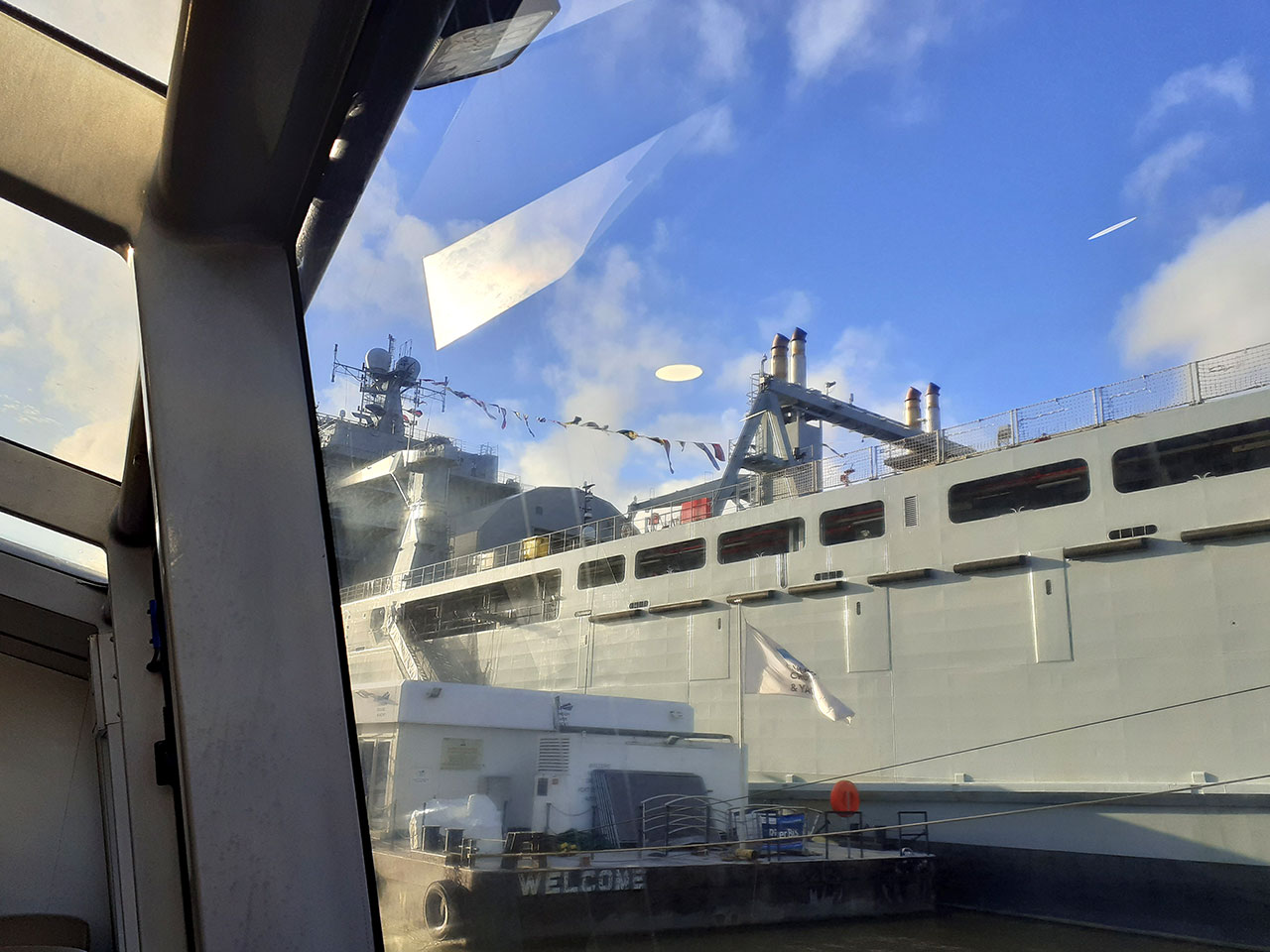 RFA Lyme Bay maritime expo with the DfT